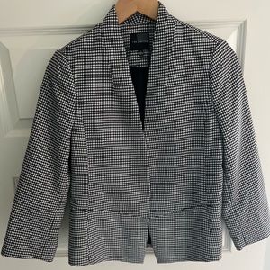 MUST GO ♥️ The Limited Houndstooth Open Front Blazer - 3/4 Sleeve - EUC